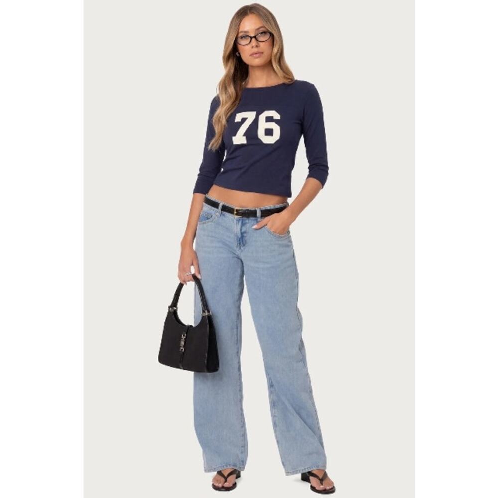 Raelynn Washed Low Rise Baggy Jeans - Large NWT